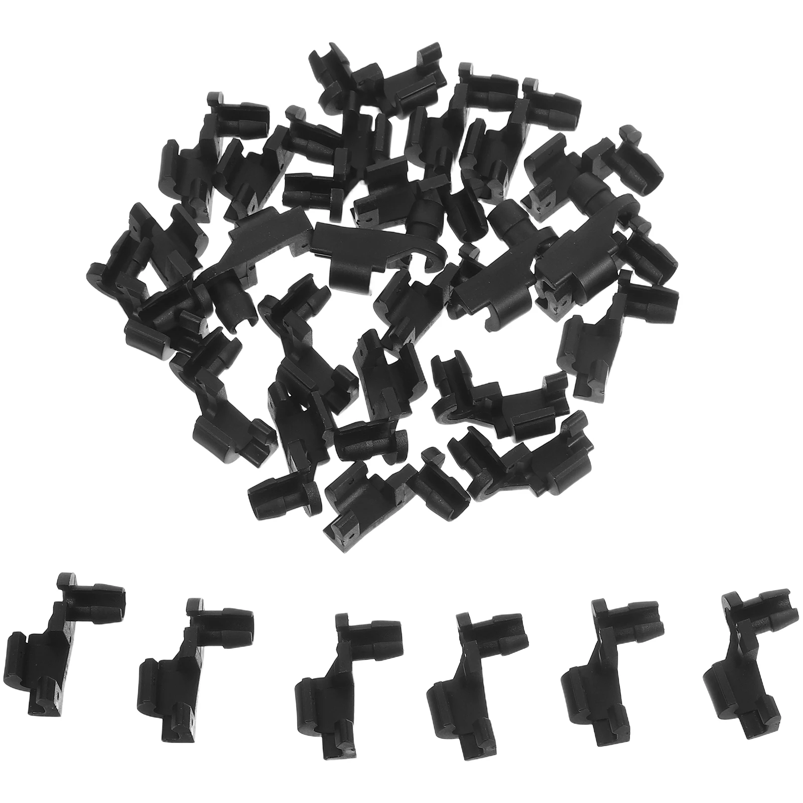 

30pcs Car Door Handle Rod Clip End Fastener Clips Secure Latch Holders Durable Plastic Linkage Brackets for Door Mechanism