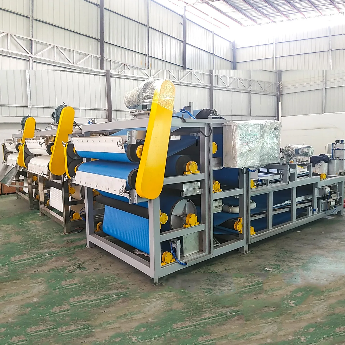 Cement separation equipment Sand washing tailings Slurry dewatering Automatic sand washing sludge dewatering machine Belt filter