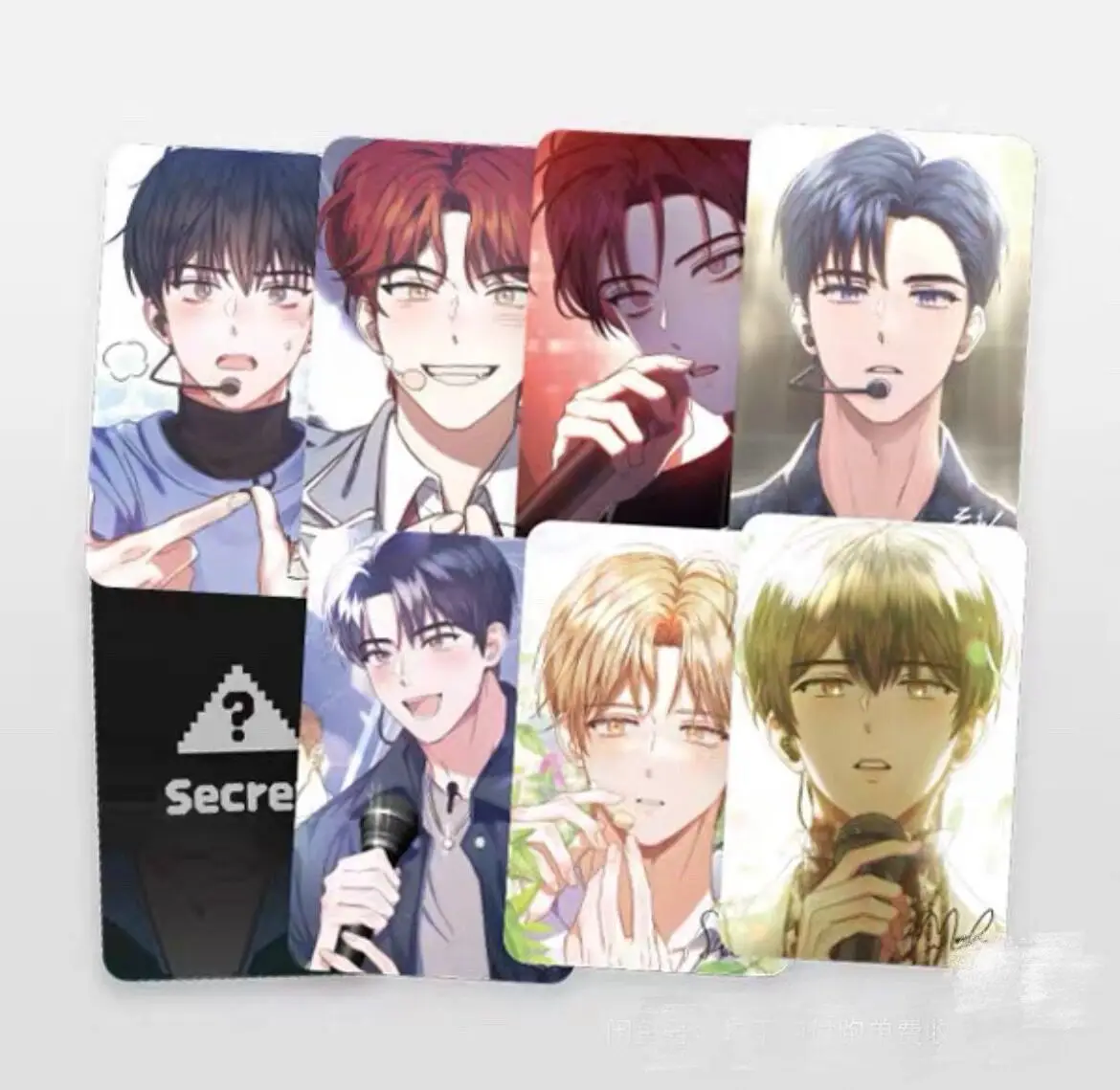 

Official 데뷔 못 하면 죽는 병 걸림 Korean Manhwa Debut or Die! Official Anime Peripherals Photo Cards