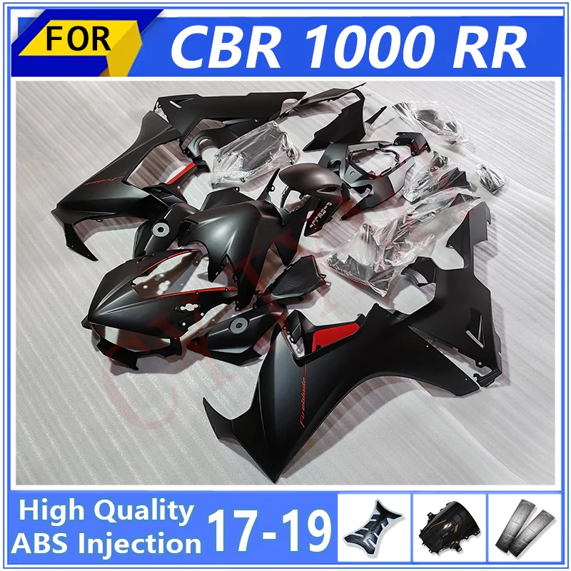 Motorcycle Fairings for Honda CBR1000RR CBR1000 2017 2018 2019 Matte Black Fairing Kit CBR 1000 RR 17 18 19 Bodyframe Cowl Shell