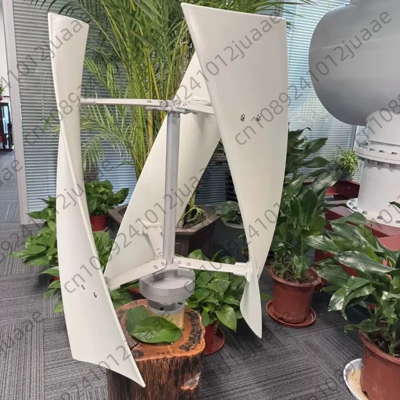 100W 12V 24V Vertical Turbine Micro Wind Generator Low Startup Anti Strong Mini Home Windmill