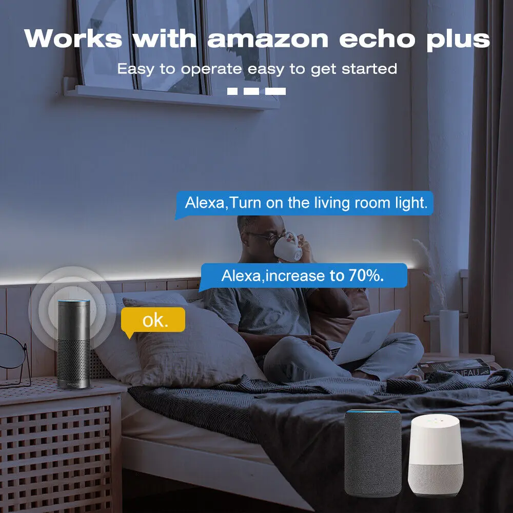 WiFi AC Triac LED 조광기 스위치 110V 220V 230V 푸시 디밍 스위치 2.4G 무선 RF 원격 제어 Tuya APP fr Alexa Google 홈