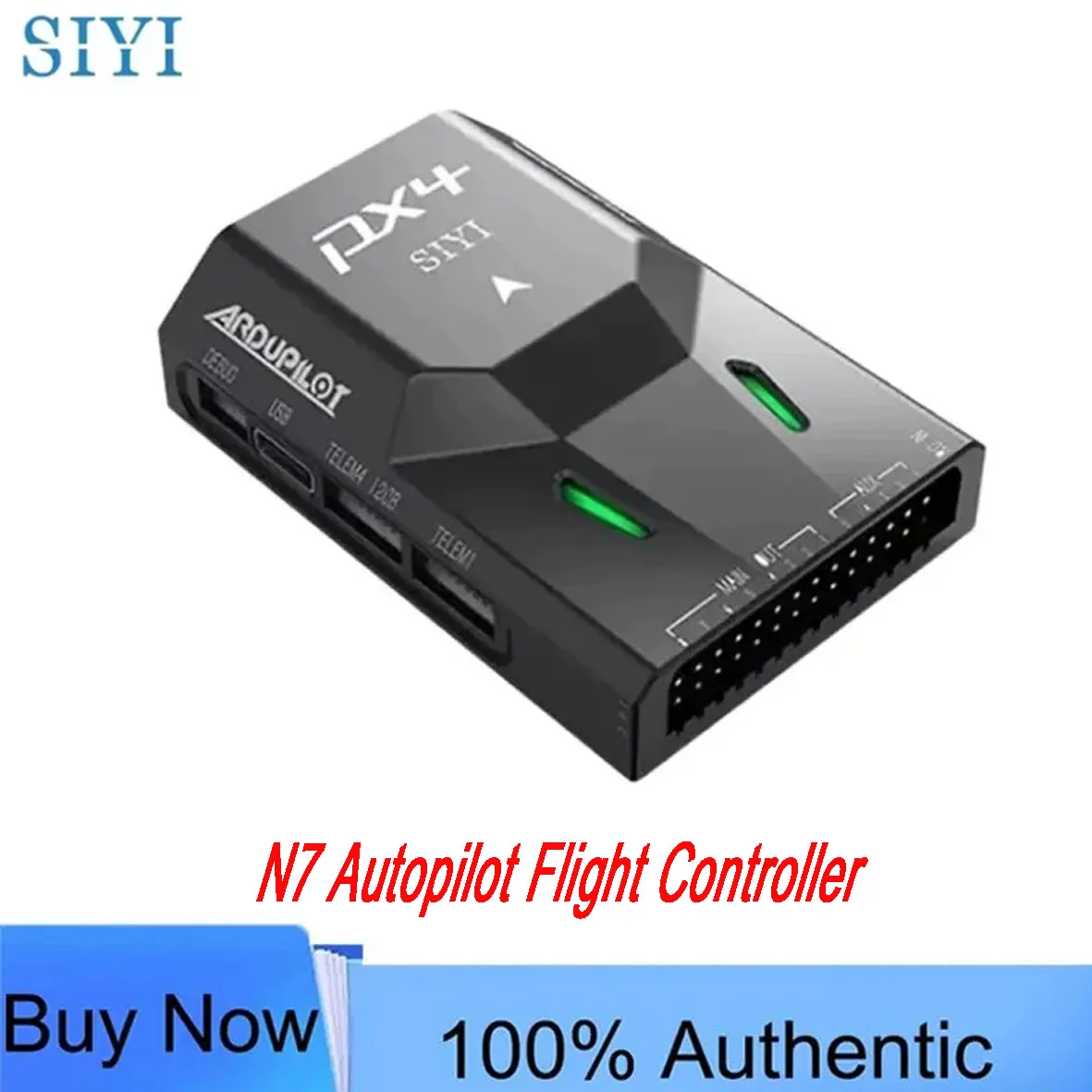 SIYI N7 Autopilot Flight Controller - Ardupilot/PX4 Compatible, M9N GPS & 2-14S Power Module for RC Drones