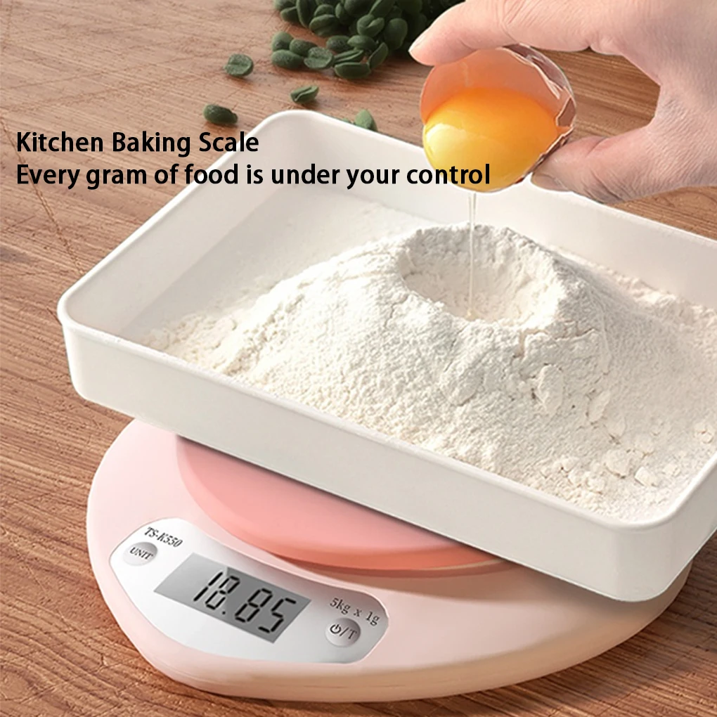 

Pink Heart-Shaped LCD Display Kitchen Scale For Easy And Charming Weighing Suitable For Various 0.1g/3kg