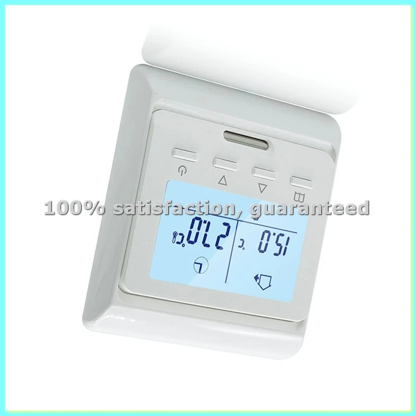 

Underfloor Heating Thermostat with LCD Screen, Compatible with 220V Electric, Water, Efficient Temperature Control,B-BCBW
