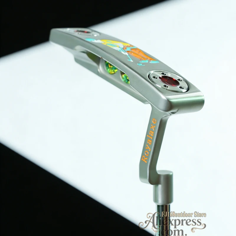 Golf Putter Unisex T-shaped Golf Clubs Putter Right Handed Putter Stable Steel Shaft Length 33/34/33 and HeadCover