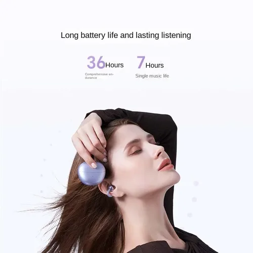 Imagen 2 del producto Honor Select LCHSE Auriculares con clip para la oreja Diseño de puente de arco de aleación de titanio |   Abra para usar, transparente y ligero. |   36 horas de Ultr