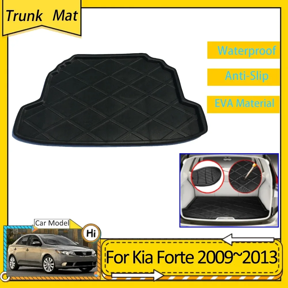 

Car Trunk Mat For Kia Forte TD Cerato 2009 2010 2011 2013 Waterproof Anti-slip Rear Boot Liner Storage Pad Carpet Accessories