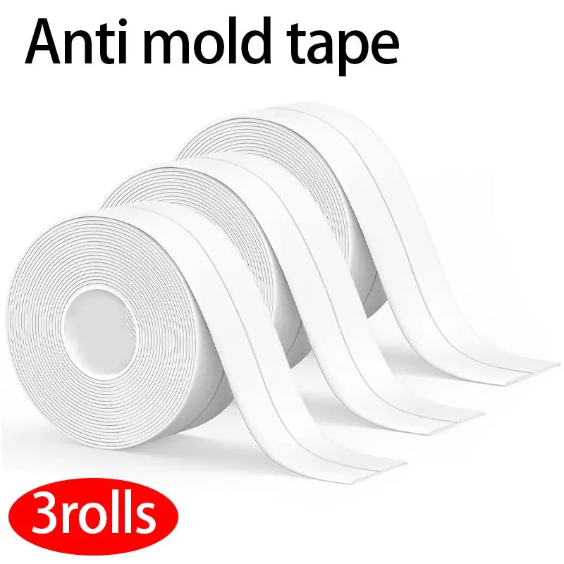 

Caulking Tap Bathroom Kitchen Self Adhesive Sealing Tape Shower Sink Bath Caulk Strip Mold Proof Wall Stickers Sink Edge Tapes