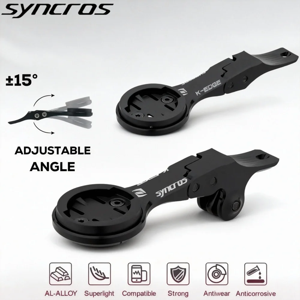 

Syncros Fraser/Creston iC Bike Mount, Aluminum Alloy Computer & GoPro Mount for Garmin/Wahoo