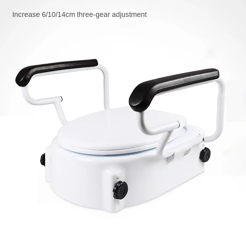 

Rehabilitation Care Portable Elderly Toilet Heightening and Removable Armrest Toilet Chair Disabled Toilet Seat