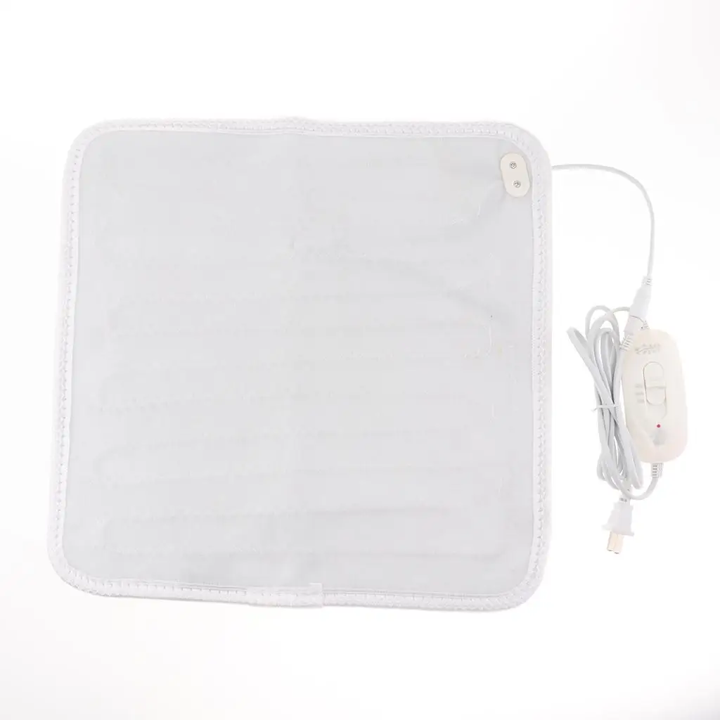 Office Electric Heating Pad 40x40cm Cotton Heat Cushion Portable Electric Thermal Pad for Home Office Travel