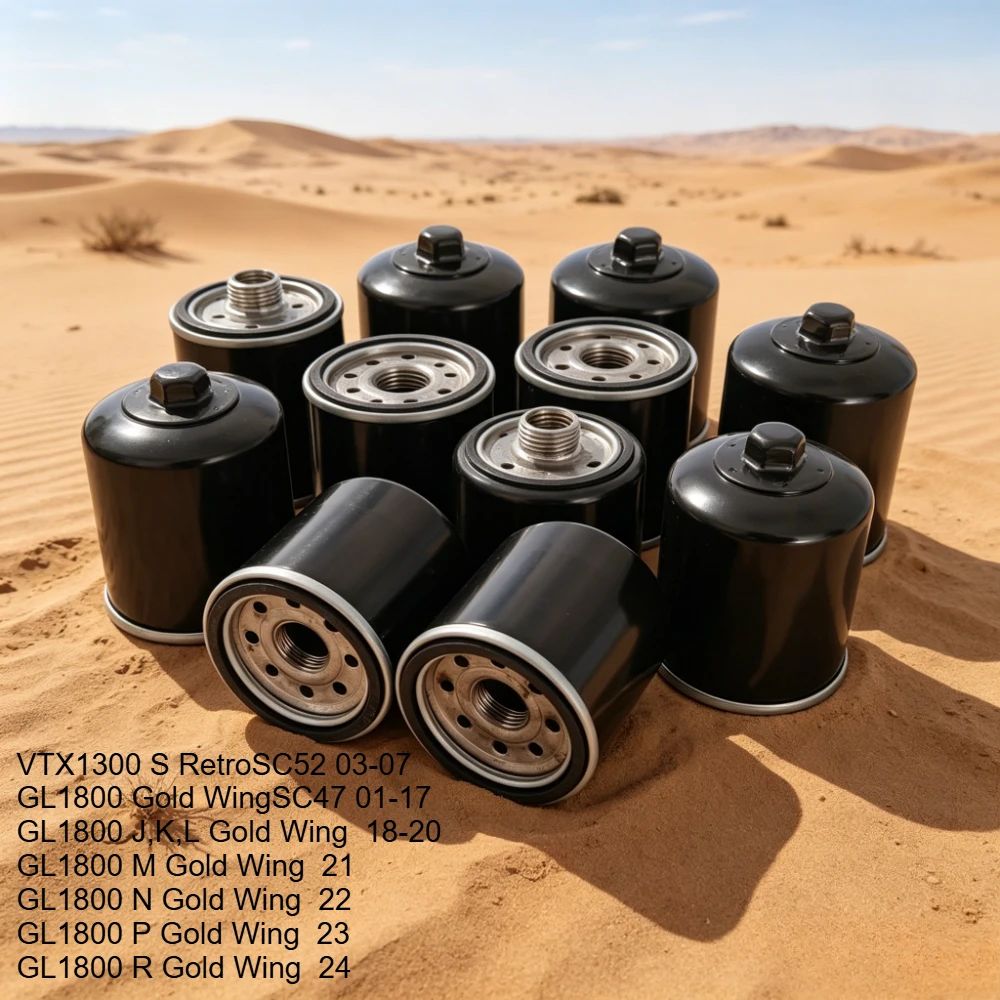 1pc/2/4pc Oil Filter For Honda VTX1300 VTX1300S Retro VTX 1300 GL1800J GL1800M GL1800N GL1800P GL1800R GL1800 Gold Wing GL 1800