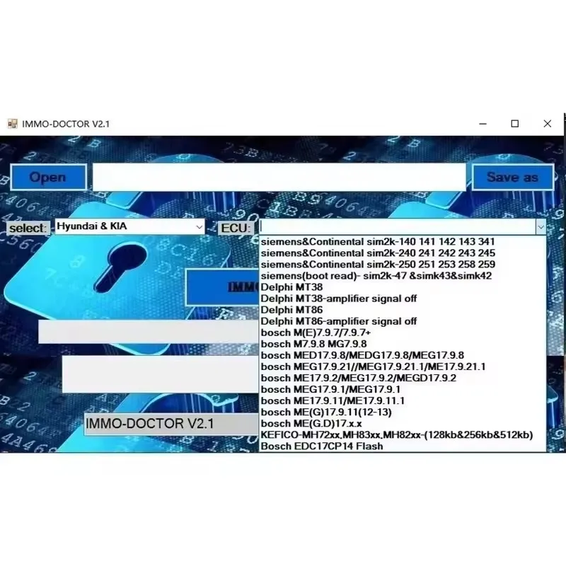 FREE KEYGEN IMMO DOCTOR V2.1 Immo Off Delete ECU Chip File Softwarefor SIM2K MT38 ME 17.9.2 17.9.8 MED17.9.8 For KIA For HYUNDAI