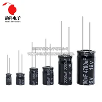 Aluminum Electrolytic Capacitor 10V 16V 25V 35V 50V 400V 450V 470UF 100UF 220UF 330UF 470UF 680UF 1000UF 47UF 10UF 22UF 0.47UF 3