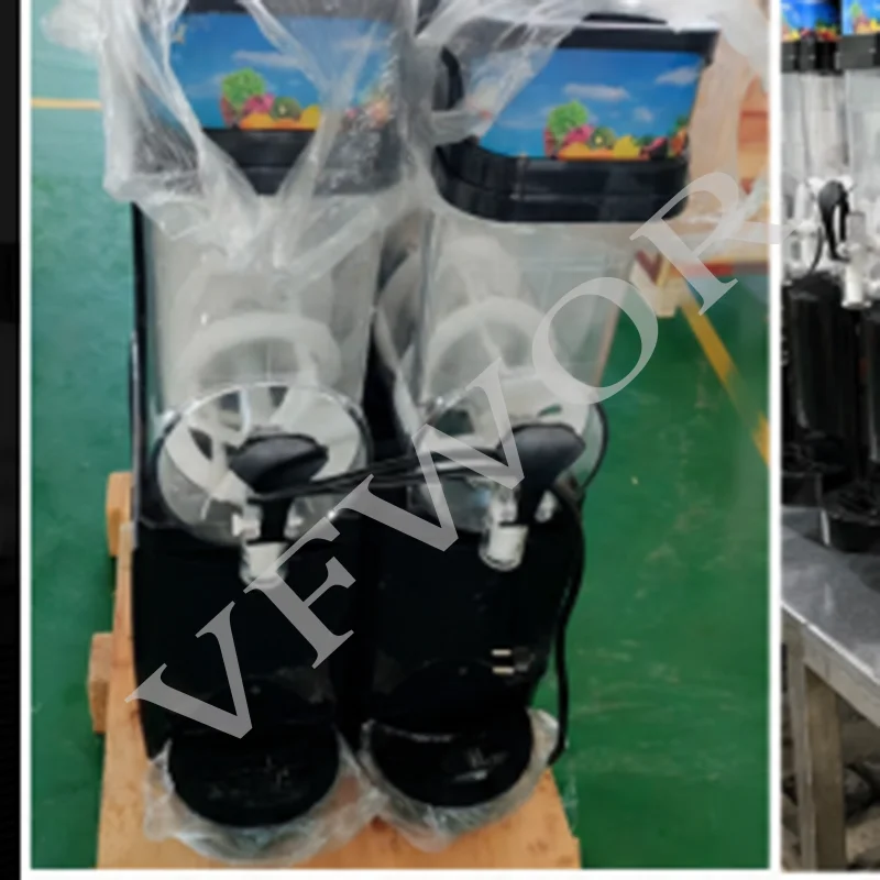 Commercial Stainless Steel Single/Dual/Triple/Four Cylinder Beverage Machine Fast Food Restaurant Snow Melting Machine Fully