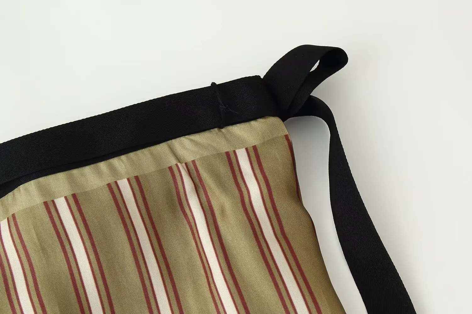 KONDALA Vintage Patchwork-Print Bohemian Damen-Maxirock – Modischer Sommer 2026 Schnürrock mit Streifen für Urlaub und Strand, Asymmetrischer Rock – Detail 16