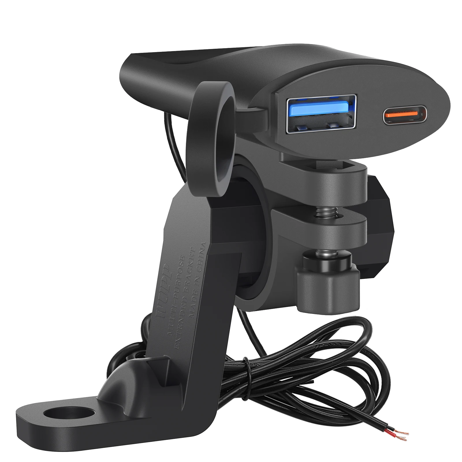 Presa impermeabile per caricabatterie rapido USB 12v per moto con presa di corrente per porta telefonica di tipo C spina per caricabatterie mobili per moto