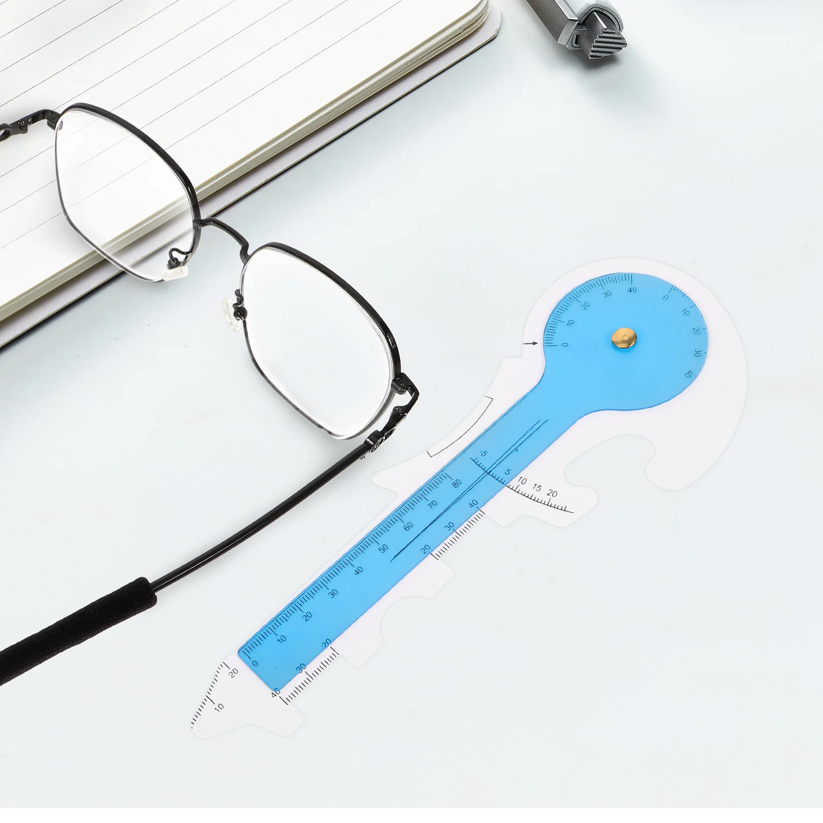 

Glasses Frame Measuring Ruler Eyeglasses Pupil Distance Tool Pupillary Gauge for Plastic