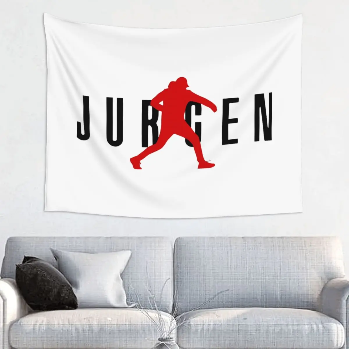 Jurgen Klopp Tapestry Wall Hanging Print Fabric Tapestry Fantasy Wall Blanket Room Decor Tapiz