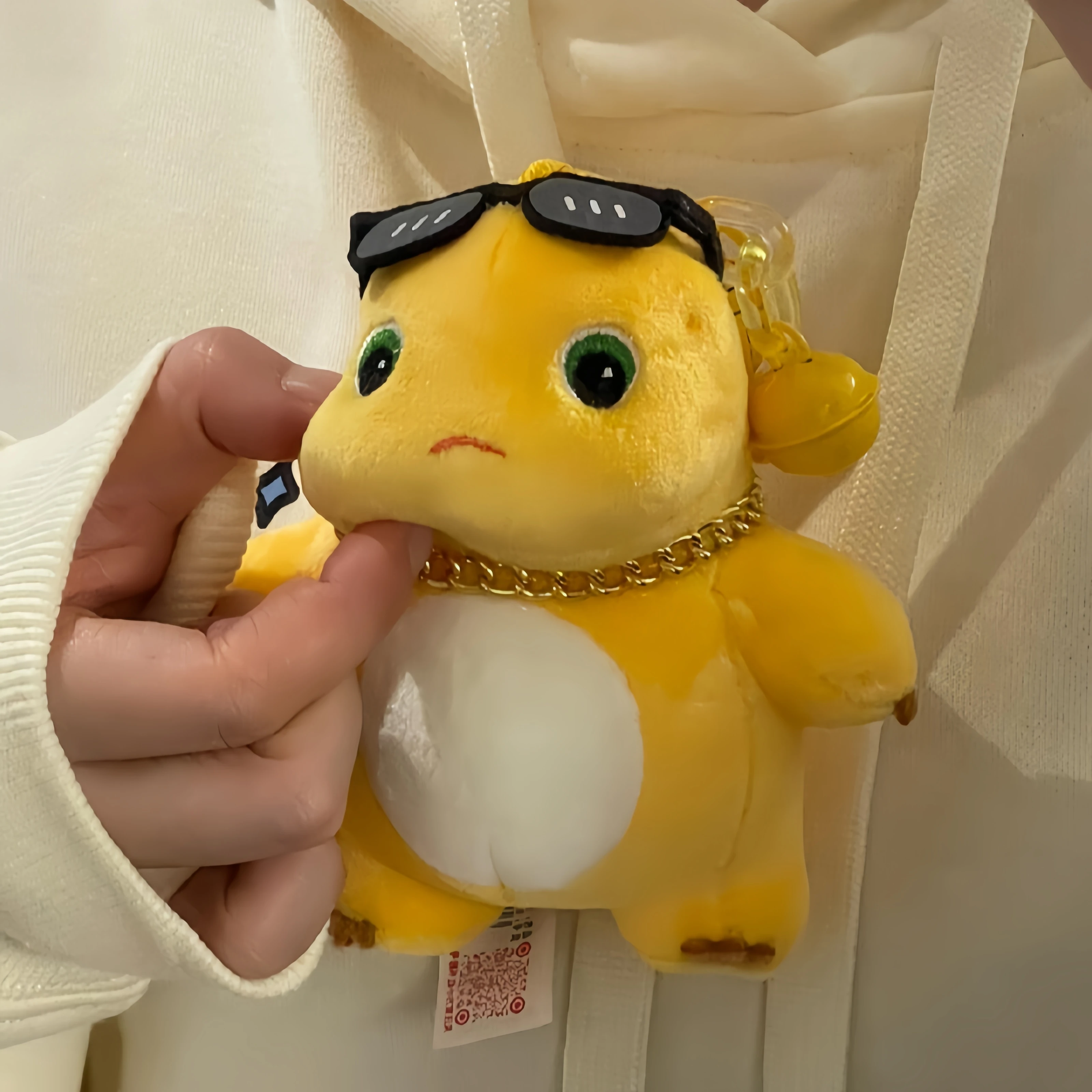 

Мультяшный молочный дракон, плюшевая игрушка-подвеска, милая мягкая игрушка-динозавр, сумка, аксессуар, брелок, аниме, пушистый домашний декор, подарки для детей