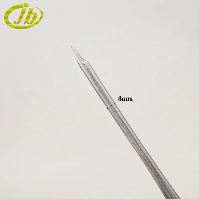 Ear hair scissors gun design 15cm nose and ear hair trimmer stainless steel surgical operating instrument