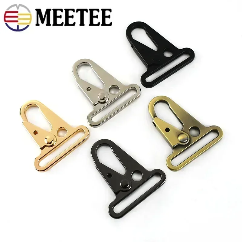 5/10Pcs 25/32/38mm Metal Buckles Snap Trigger Carabiner Hook Bag Strap Dog Collar Webbing Clip Clasp DIY Hardware Accessories