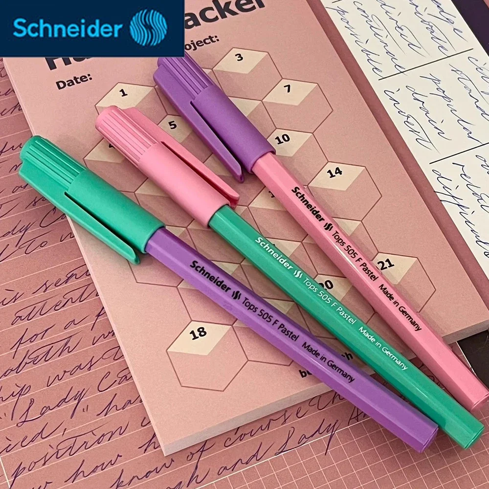 1pc German Schneider Ballpoint Pen 505F Bullet tip Waterproof Quick-drying 0.5mm Office Stationery school accessories kawaii