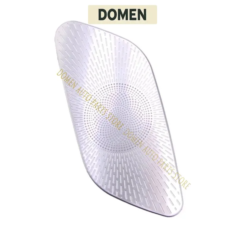 DOMEN 1 Pair C Pillar Speaker Horn Decoration Cover Trim Silver Stainless Steel Fit for Hyundai Palisade 2019 2020 2021 2022 202