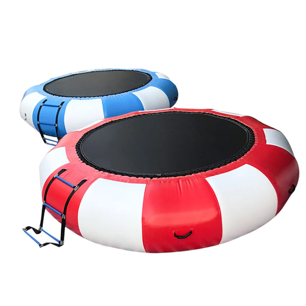 Plate-forme de natation gonflable pour enfants et adultes, jouets aquatiques extérieurs, tramimmersion, rebond, vente en gros, yad10ft/3m