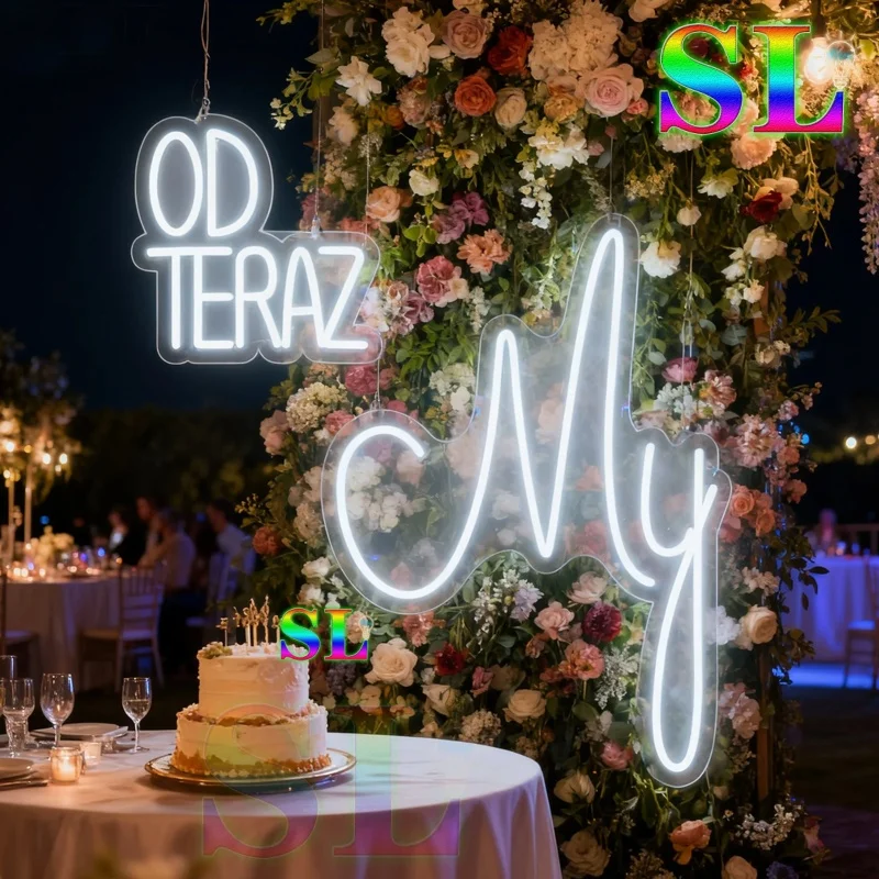 مخصص od الآن بلدي ضوء النيون LED النيون تسجيل 70x50 سنتيمتر/30x30 سنتيمتر od الآن علامة بلدي لحفل زفاف عيد ميلاد غرفة ديكور المنزل