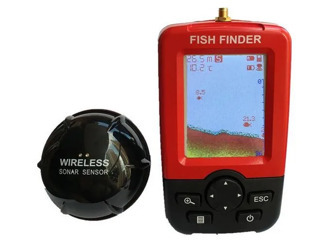 Smart Portable Depth Fish Finder With 100 M Wireless Sonar Sensor Echo Sounder Fishfinder For Lake Sea Fishing