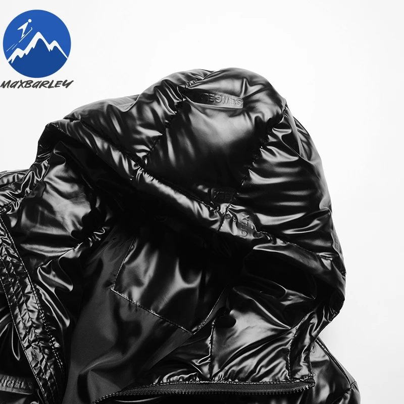 Winter Padded Jacket High Quality Fur Collar Windproof Outdoor Travel Warm Parka 2026 Trendy Knee Length Thicken Men Ski Jackets