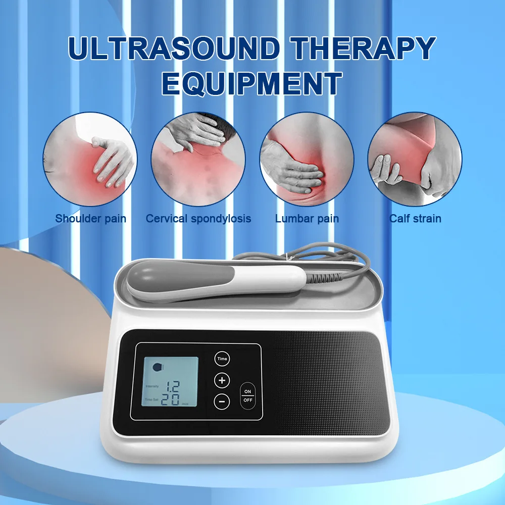 5W 1.05 MHz Physiotherapy Therapeutic Ultrasound Device Muscle Pain Relief Body Massage Health Care Ultrasonic Therapy Machine