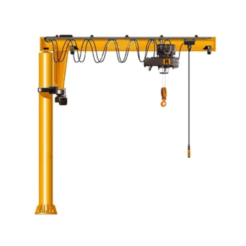 Cantilever jib crane 100kg 125kg 250kg portable mini crane 270 degree rotation
