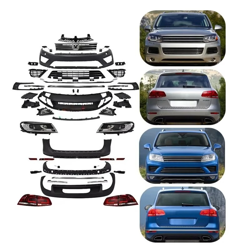

For The Vw Touareg 2011-2014 Upgrade 2015-2018 Style Body Kit Non-destructive Installation Plug And Play