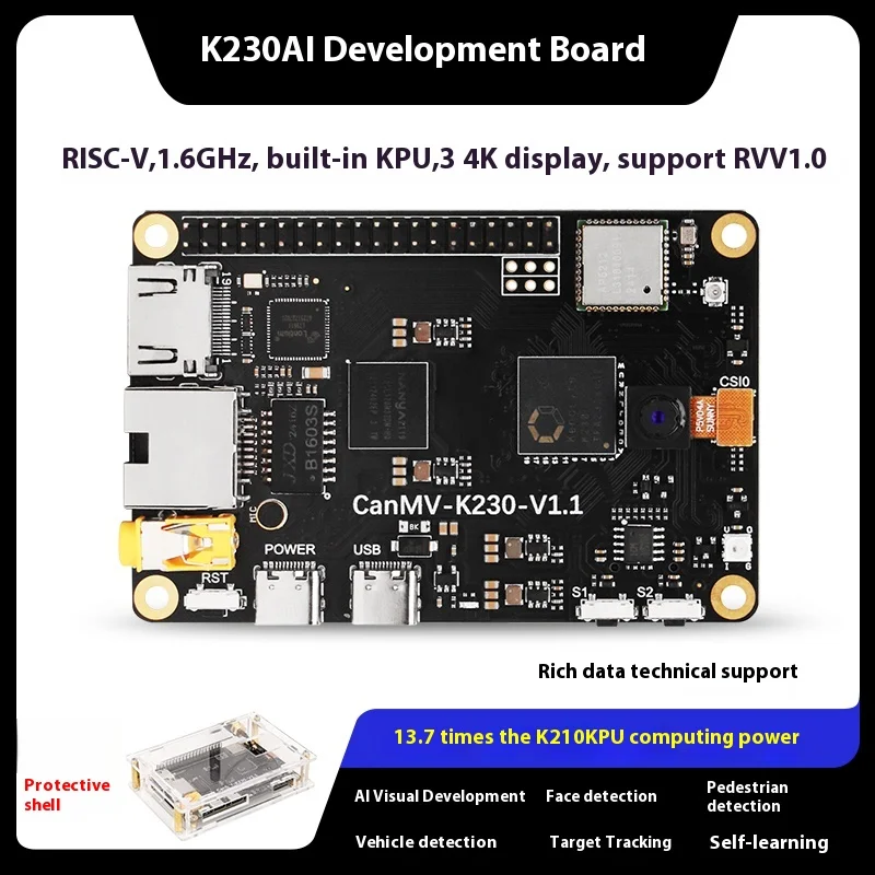 CanMV K230 Development Board Visual Recognition Module Camera AI Rapid Development Board Artificial Intelligence