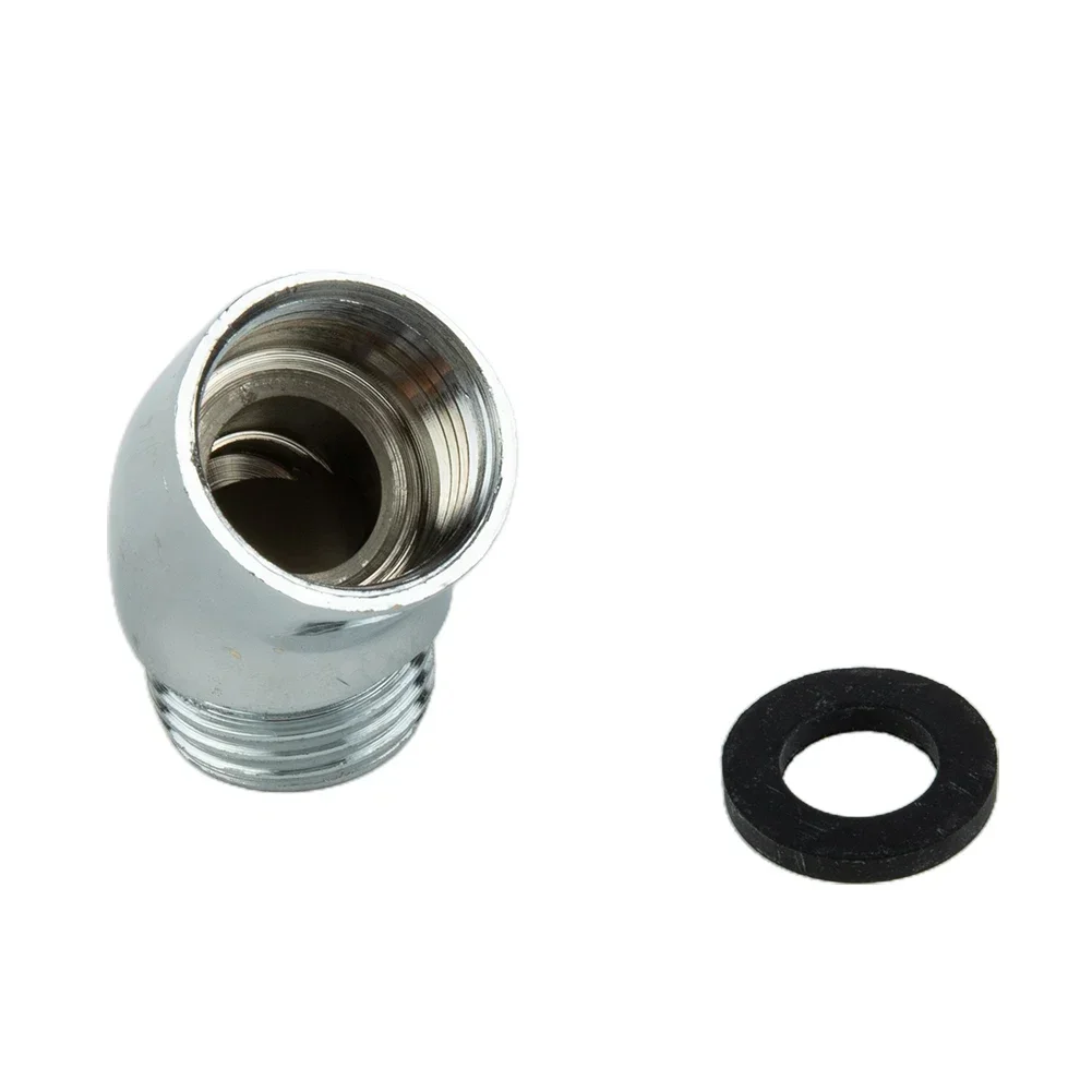Shower-Elbow Adapter Shower Connector Hand Shower Top Spray Elbow Chrome Angle Female Thread And Male Thread Bathroom-Accessorie
