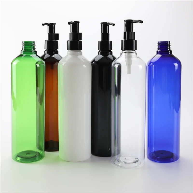 

New Arrival 500ML X 10 Plastic Oil Pump Bottles For Lotion Massage Oil Essential Oil Refillable Containers Liquid soap Dispenser