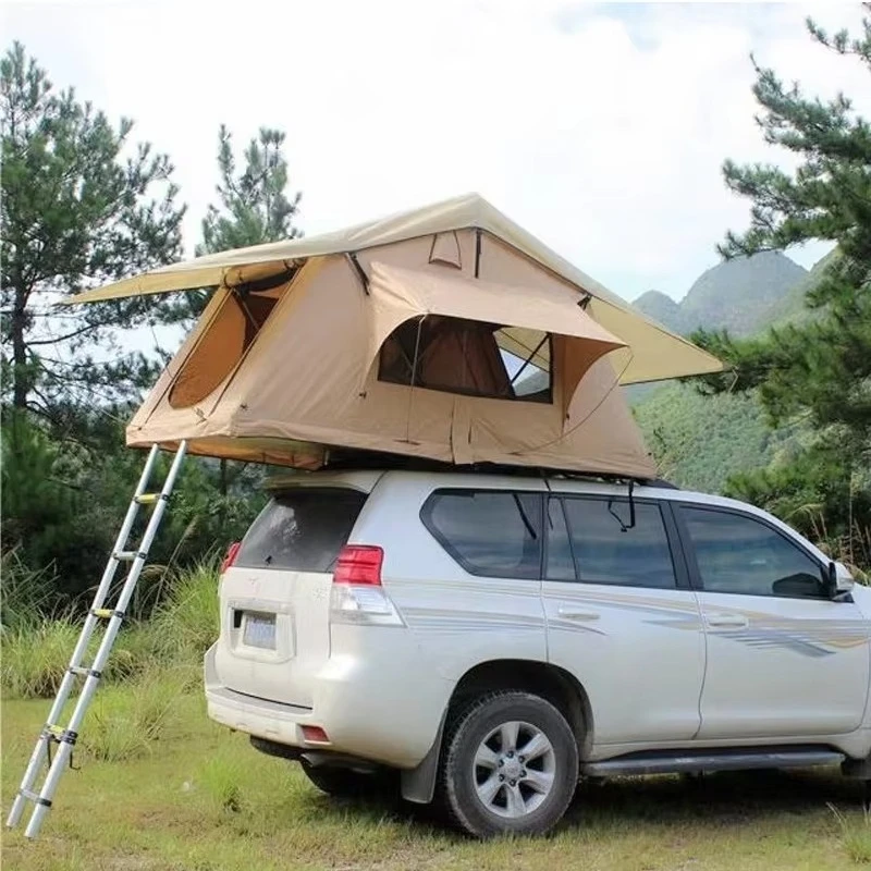 Soft-top Compact Foldable Double-layer Waterproof Car-mounted Summer Tent Self-drive Automatic Rooftop Tent