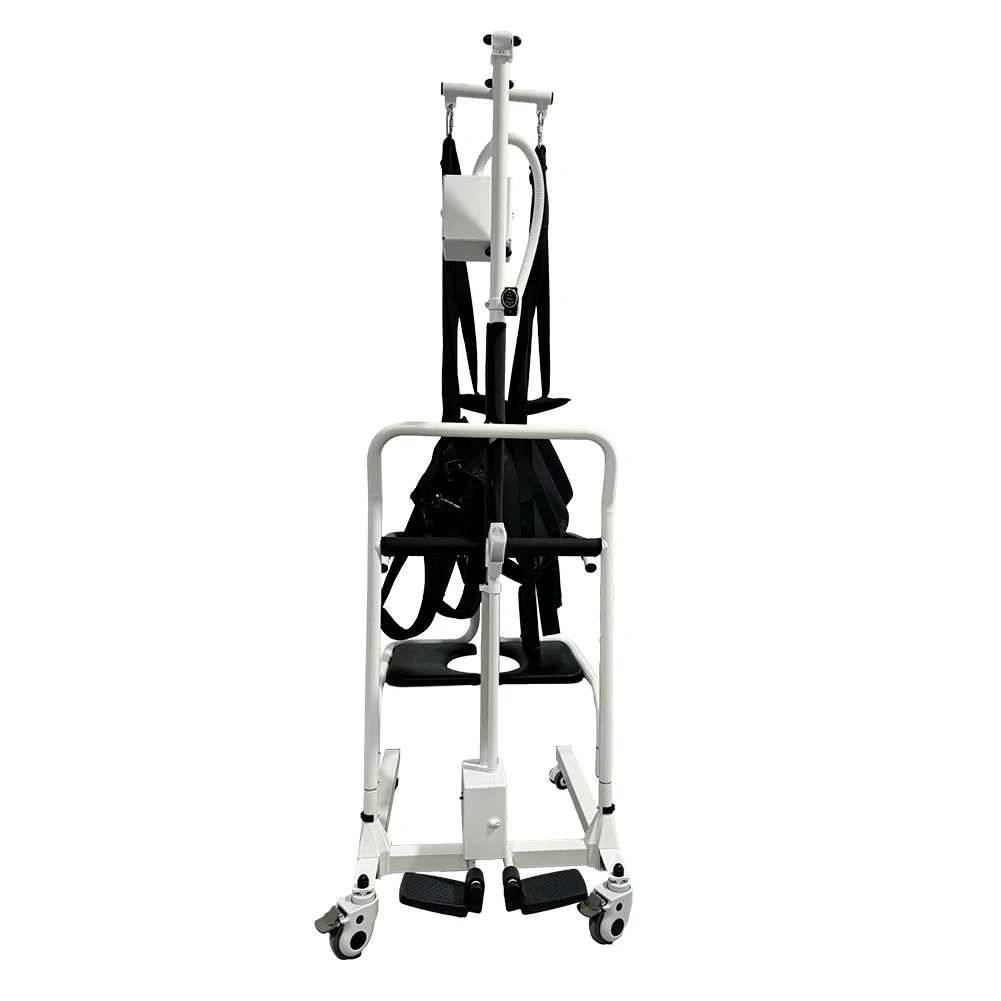 Electric Walking Training Device, Transfer Chair for Disabled Patients, Mobility Aid, 2 in 1 Assistive Tool