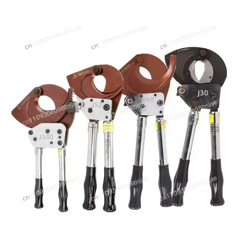 Manual cable scissors Ratchet scissors Gear Steel strand scissors Manual bolt cutters 40, 95, 52, 75