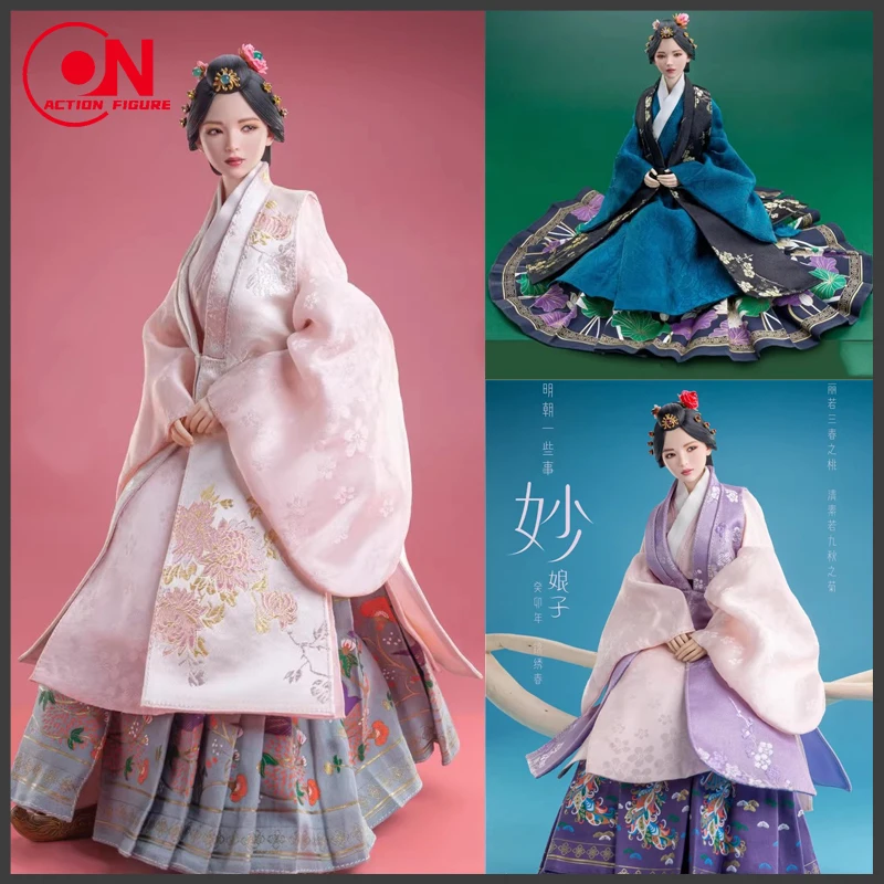 In Stock I8Toys I8-C006 1/6 Ming Dynasty Female Head Sculpt Costume Model Set Fit 12'' Soldier Action Figure Body Dolls