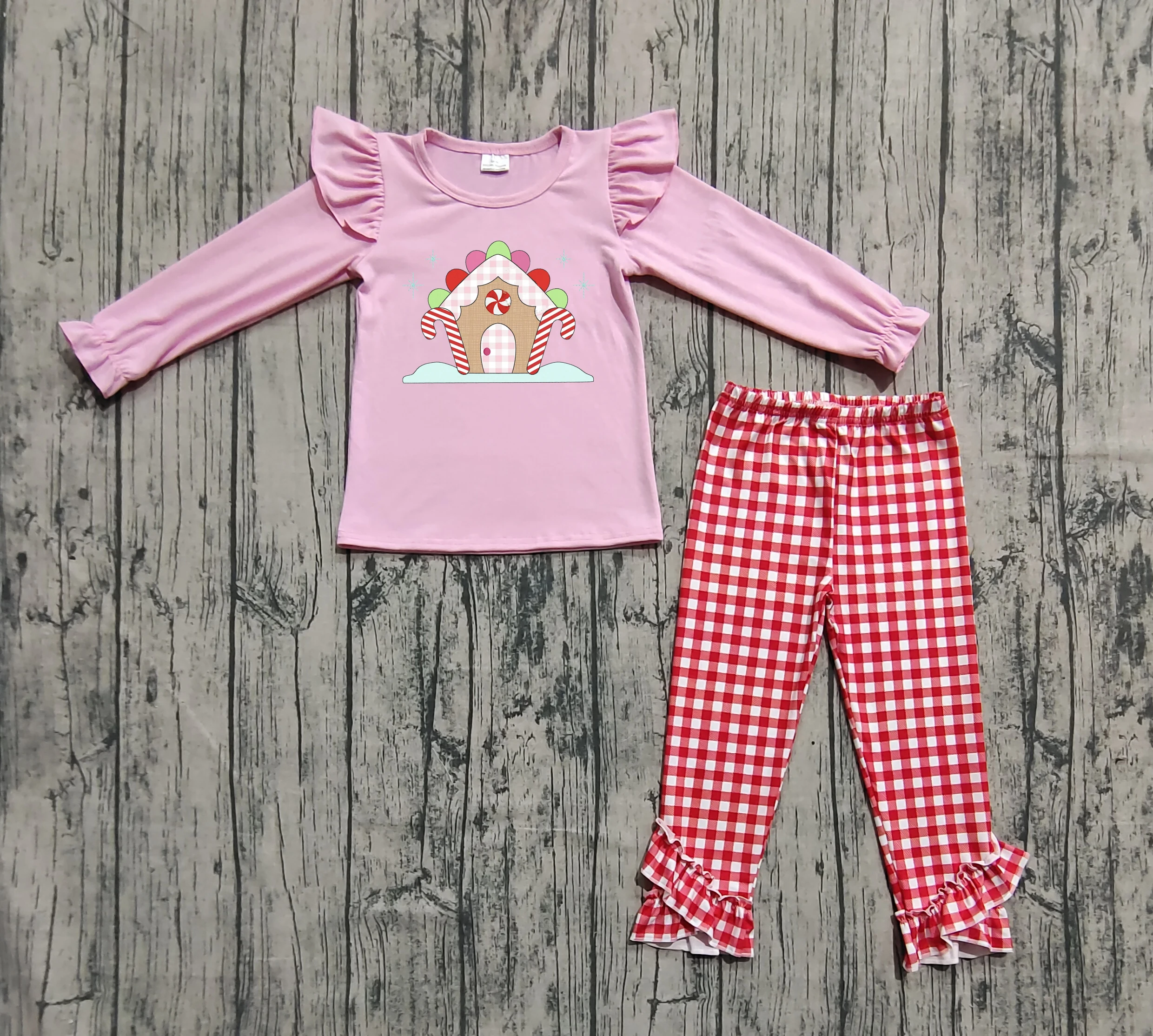 

7.11 GLD1172 Предпродажа, детская одежда для девочек, топ с длинными рукавами и юбкой, комплект детской одежды на Хэллоуин