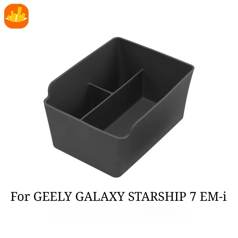 Car Armrest Box Storage Box Central Control Double Layer Storage Box For GEELY GALAXY STARSHIP 7 EM-i Auto Supplies Accessories