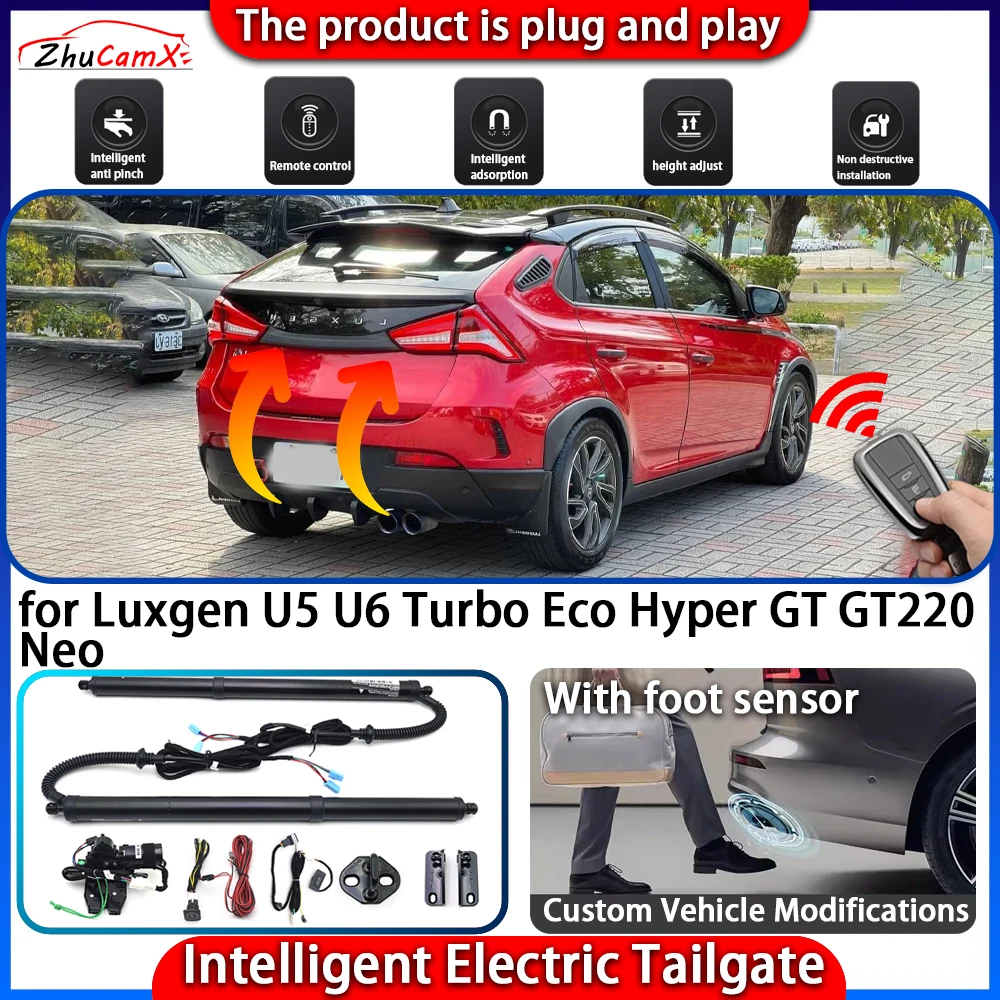 Smart Powered Tailgate System for Luxgen U5 U6 Turbo Eco Hyper GT GT220 Neo Automatic Intelligent Electric Trunk Lift Control