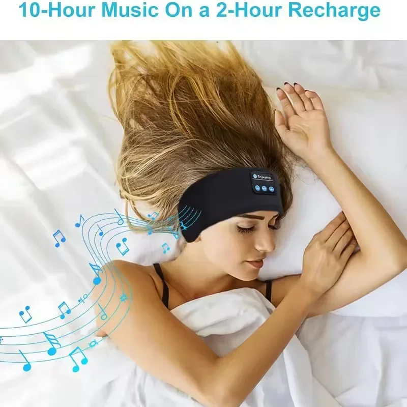 Cross-border bluetooth music sleep blindfold comfortable blindfold sleep headset sports yoga bluetooth headband music headset