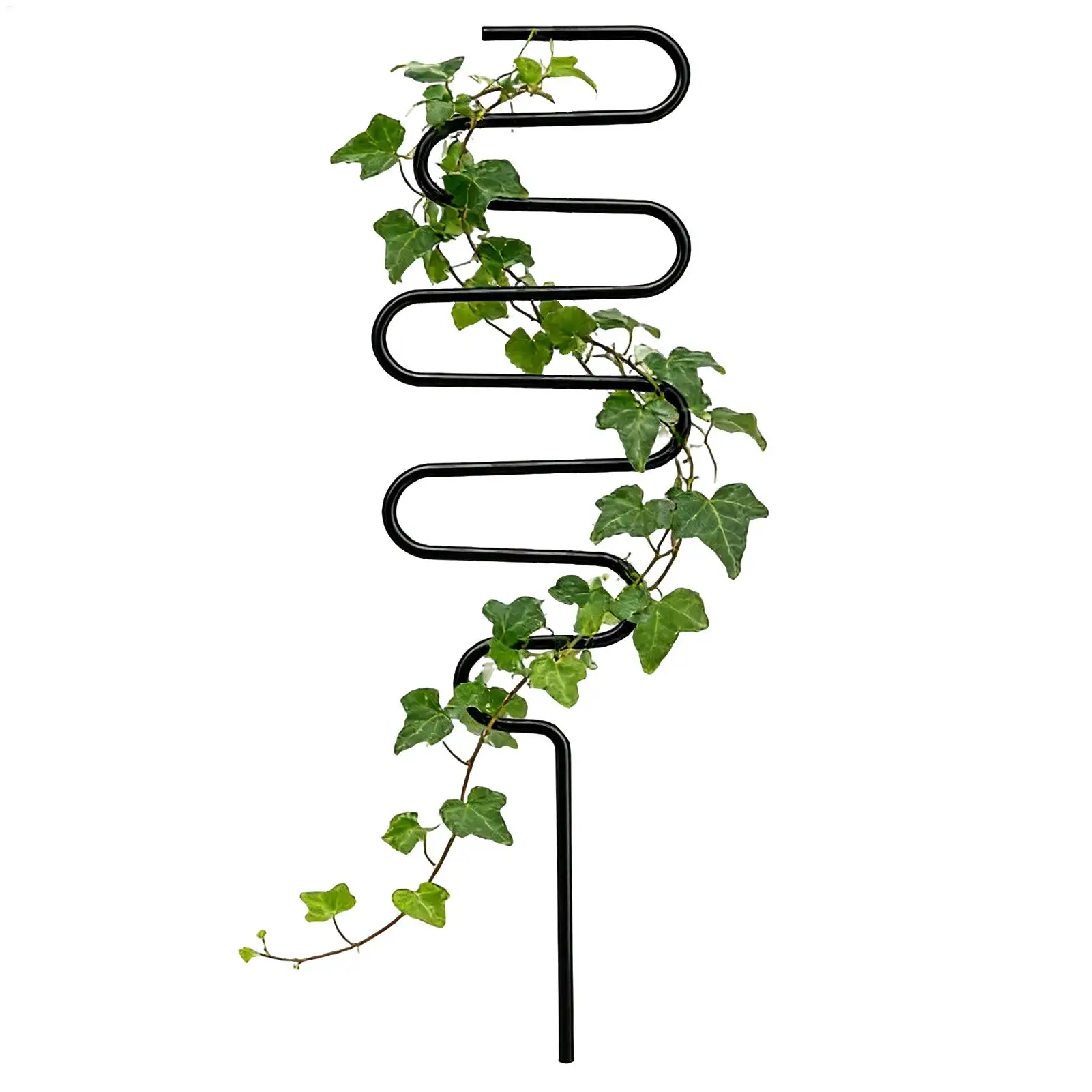 Suporte de planta de metal estacas treliça rack jardim quadro escalada para interior ao ar livre vasos flores varanda ferramentas jardinagem