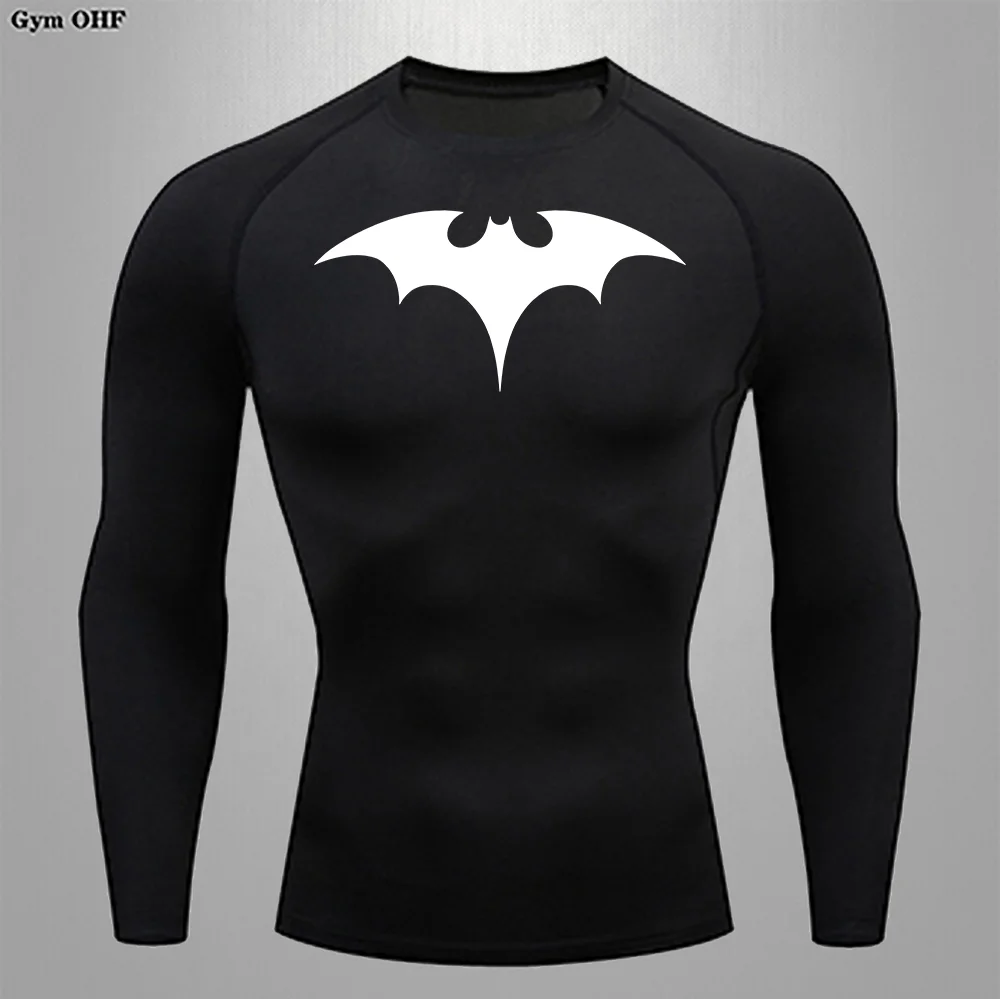 GYM Men's T Shirt Quick-drying Compression Shirts Jujitsu Boxing Top Training Sports Fitness Yoga Breathable Workout Undershirt