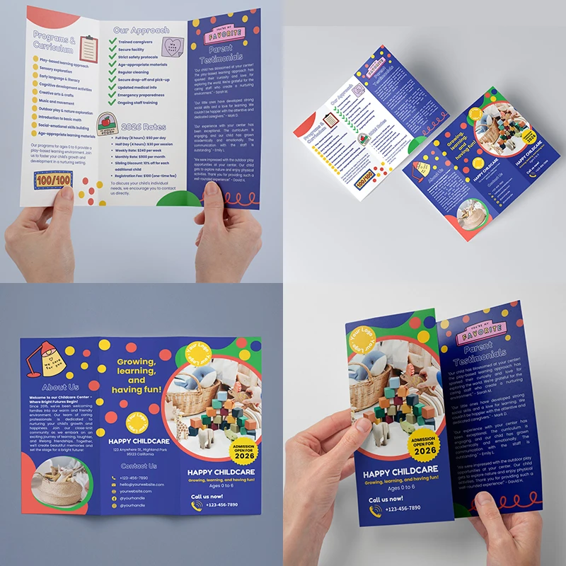 Customized A4 flyer fold commodity price list introduction advertisement 157gms free delivery double-sided printing poster